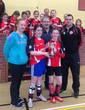 St. John\'s PS, Kingsisland: Camogie Indoor Champions 2015